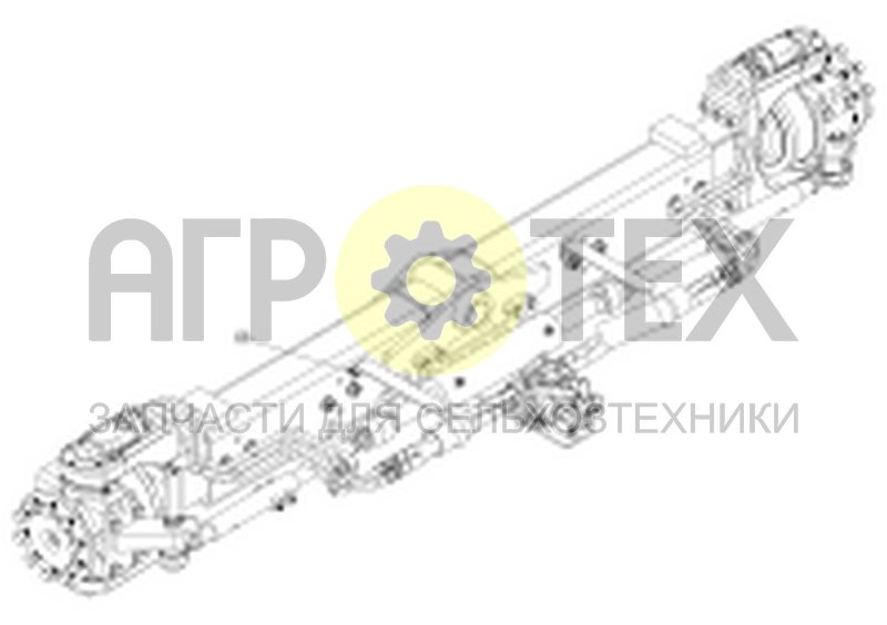 Чертеж Мост в сборе регулируемый (ROST014)